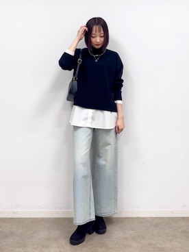 chikaさん（レディース・160cm）の冬コーディネート