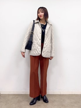 「DRESKIP（ドレスキップ）のアイテム」を使った、chikaさん（レディース・160cm）の冬コーディネート