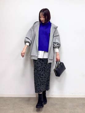 chikaさん(レディース・160cm)の冬コーディネート