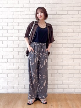 chikaさん（レディース・160cm）の夏コーディネート