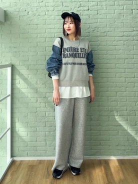 chikaさん（レディース・160cm）の冬コーディネート