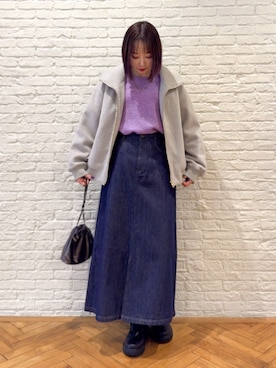 chikaさん（レディース・160cm）の冬コーディネート