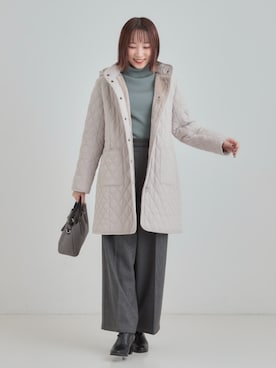 「寒い」｜「アイテム（ジャケット/アウター）」を使った、chikaさん（レディース・160cm）の冬コーディネート