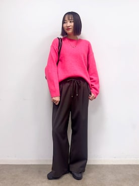 chikaさん（レディース・160cm）の冬コーディネート