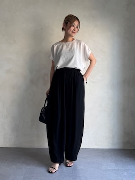 「BEARDSLEY（ビアズリー）のアイテム」を使った、naturoさん（レディース・158cm）の春コーディネート