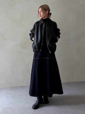 「BEARDSLEY（ビアズリー）のアイテム」を使った、naturoさん（レディース・158cm）の夏コーディネート