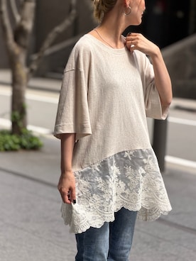 【新品 タグ付き】ビアズリー スポンジパイルビッグTee BEARDSLEY（ビアズリー）の「スポンジパイルビッグTee（Tシャツ