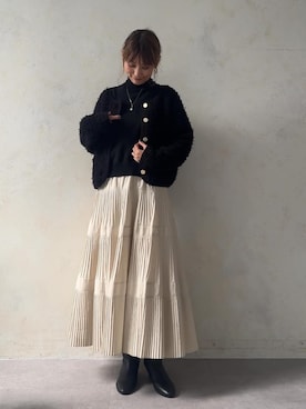 BEARDSLEY（ビアズリー）の「半袖ポンチョカーディガン（カーディガン