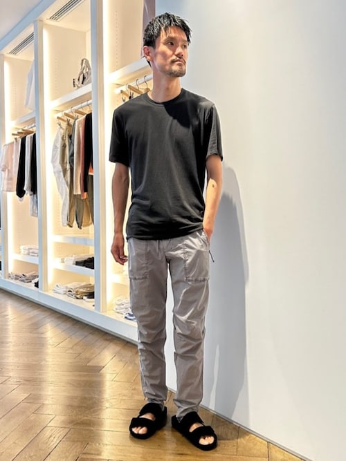 未使用品　ジェームスパース　スエード クロッグ　サンダル JAMES PERSE 青山店Wada_TOMORROWLANDさんのサンダルを使った
