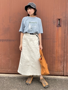 「KRIFF MAYER Lady's Collection（クリフメイヤーレディースコレクション）のアイテム」を使った、Risaさん（レディース・163cm）の夏コーディネート
