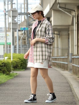 「KRIFF MAYER Lady's Collection（クリフメイヤーレディースコレクション）のアイテム」を使った、Risaさん（レディース・163cm）の春コーディネート
