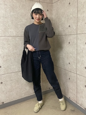 「KRIFF MAYER」｜Risaさん（レディース・163cm）の冬コーディネート
