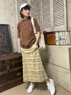 「KRIFF MAYER Lady's Collection（クリフメイヤーレディースコレクション）のアイテム」を使った、Risaさん（レディース・163cm）の夏コーディネート