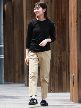 「KRIFF MAYER Lady's Collection（クリフメイヤーレディースコレクション）のアイテム」を使った、Risaさん（レディース・163cm）の夏コーディネート