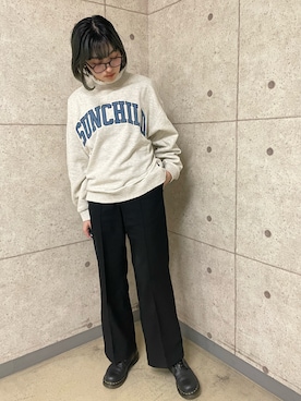 「KRIFF MAYER」｜Risaさん（レディース・163cm）の冬コーディネート
