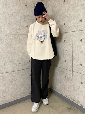 「KRIFF MAYER」｜Risaさん（レディース・163cm）の冬コーディネート
