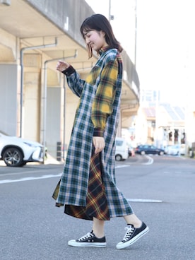 「KRIFF MAYER Lady's Collection（クリフメイヤーレディースコレクション）のアイテム」を使った、Risaさん（レディース・163cm）の夏コーディネート