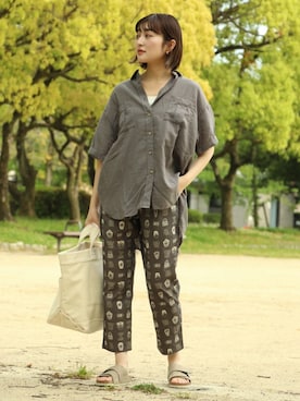 「KRIFF MAYER Lady's Collection（クリフメイヤーレディースコレクション）のアイテム」を使った、Risaさん（レディース・163cm）の春コーディネート