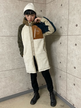 「KRIFF MAYER」｜Risaさん（レディース・163cm）の冬コーディネート