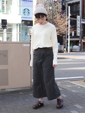 「KRIFF MAYER Lady's Collection（クリフメイヤーレディースコレクション）のアイテム（Tシャツ/カットソー）」を使った、Risaさん（レディース・163cm）の夏コーディネート