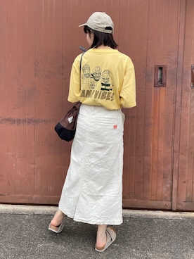 「KRIFF MAYER Lady's Collection（クリフメイヤーレディースコレクション）のアイテム」を使った、Risaさん（レディース・163cm）の夏コーディネート