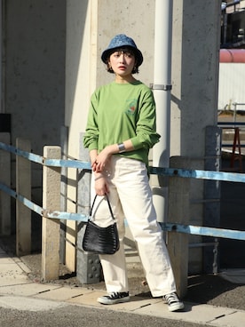 「KRIFF MAYER」｜Risaさん（レディース・163cm）の冬コーディネート