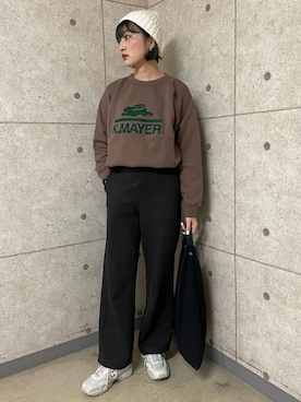 「KRIFF MAYER」｜Risaさん（レディース・163cm）の冬コーディネート