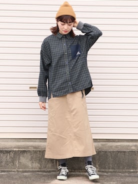 「KRIFF MAYER Lady's Collection（クリフメイヤーレディースコレクション）のアイテム」を使った、Risaさん（レディース・163cm）の秋コーディネート