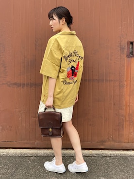 「KRIFF MAYER Lady's Collection（クリフメイヤーレディースコレクション）のアイテム」を使った、Risaさん（レディース・163cm）の夏コーディネート