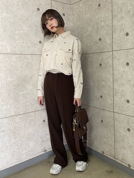 「オールドコーチ」｜Risaさん（レディース・163cm）の秋コーディネート
