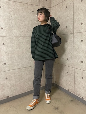 「KRIFF MAYER」｜Risaさん（レディース・163cm）の冬コーディネート