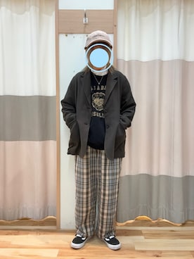 「Samansa Mos2（サマンサ モスモス）のアイテム（ジャケット/アウター）」を使った、とっちーさん（レディース・152cm）の秋コーディネート