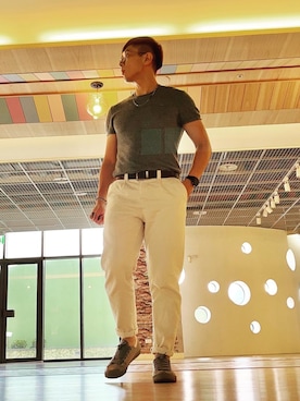 「PULL&BEAR（プルアンドベア）のアイテム（パンツ）」を使った、zipzipさん（メンズ・170cm）の秋コーディネート