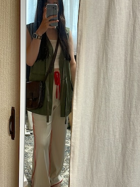 「vis-`a-vis（ビサビ）のアイテム（パンツ）」を使った、hiiさん（レディース・157cm）の秋コーディネート