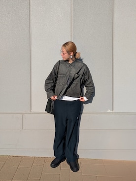 「JOURNAL STANDARD（ジャーナルスタンダード）のアイテム（トップス）」を使った、Jinaさん（レディース・167cm）の春コーディネート