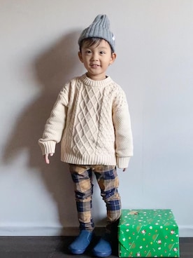  ᴋ  ᴏ  ᴅ  ᴀ  ɪさん（キッズ・100cm）の冬コーディネート