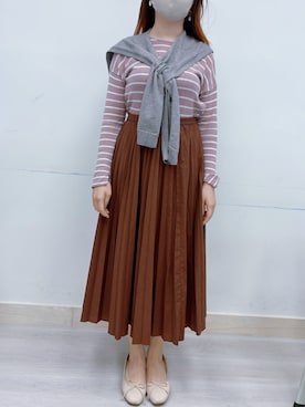 「PULL&BEAR（プルアンドベア）のアイテム（トップス）」を使った、Rinkaさん（レディース・160cm）の冬コーディネート