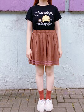 「:CHOCOOLATEのアイテム」を使った、Rinkaさん（レディース・160cm）の夏コーディネート