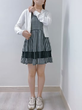 「Dip Drops（Dip Drops）のアイテム」を使った、Rinkaさん（レディース・160cm）の春コーディネート