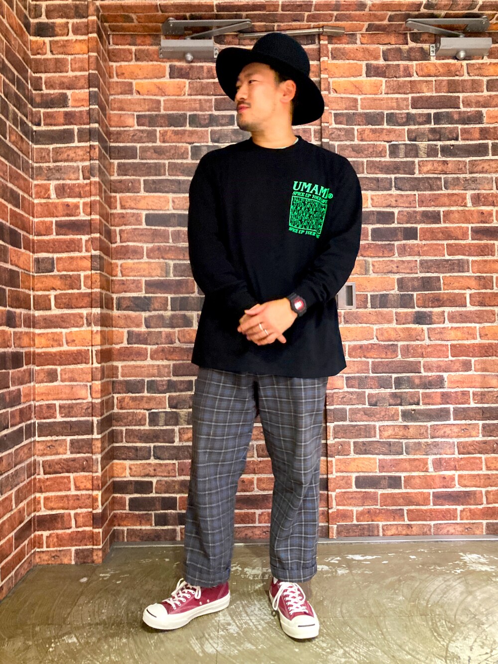 Lサイズ【ヒステリックグラマー】オーバーチェックテーパードパンツ Lサイズ【ヒステリックグラマー】オーバーチェックテーパード