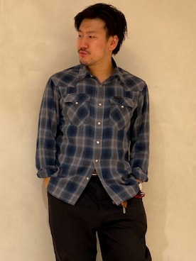 ikastyleさんの「1プリーツチノパンツ」を使ったコーディネート