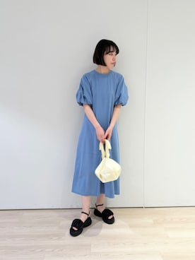 「ビジネス」｜「アイテム（ワンピース/ドレス）」を使った、加藤（kato）さん（レディース・168cm）の夏コーディネート