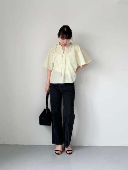 美品 maison de Dolce . メゾンドドルチェ ストレートデニム パンツ