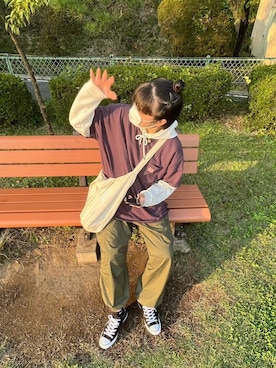 「重ね着」｜あやせさん（レディース・162cm・10代）の冬コーディネート