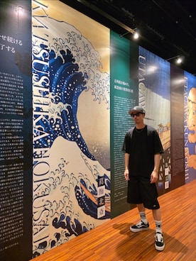 「NIKE（ナイキ）のアイテム」を使った、JUNICHIさん（メンズ・175cm）の夏コーディネート