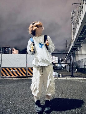「HI-TEC（ハイテック）のアイテム」を使った、ところてんさん（レディース・155cm）の夏コーディネート