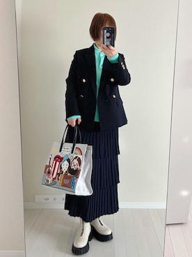 ゆゆゆ（母。時々、娘）さん（レディース・153cm）の冬コーディネート