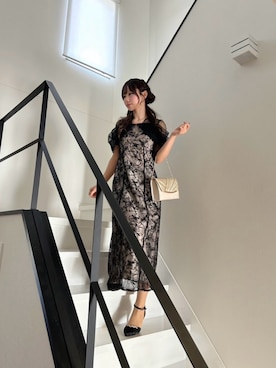 「パーティー」｜ゆゆゆ（母.時々娘）さん（レディース・153cm）の冬コーディネート