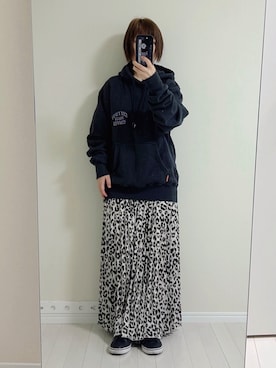 「KRIFF MAYER（クリフメイヤー）のアイテム（トップス）」を使った、ゆゆゆ（母。時々、娘）さん（レディース・153cm）の冬コーディネート