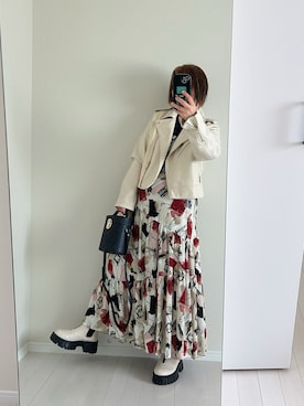 「SNIDEL（スナイデル）のアイテム」を使った、ゆゆゆ（母。時々、娘）さん（レディース・153cm）の春コーディネート